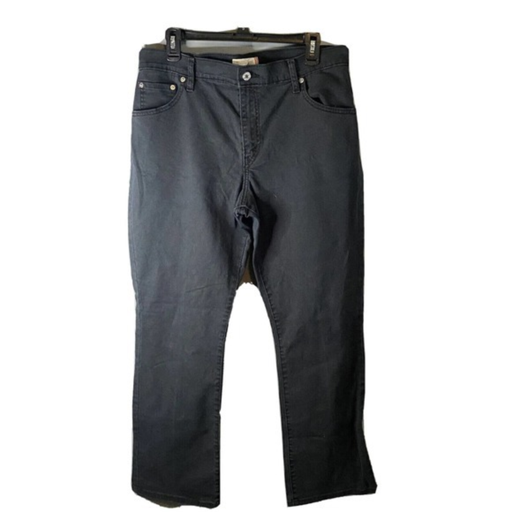 Levi's 550 Relaxed Boot‎ Cut Women 14M Black Cotton/Spandex Jeans